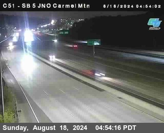 SB 5 at Carmel Mountain Rd.