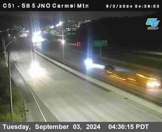 SB 5 at Carmel Mountain Rd.