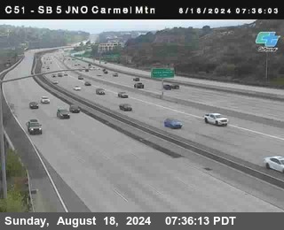 SB 5 at Carmel Mountain Rd.