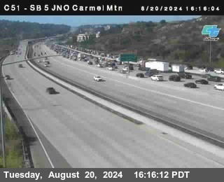 SB 5 at Carmel Mountain Rd.