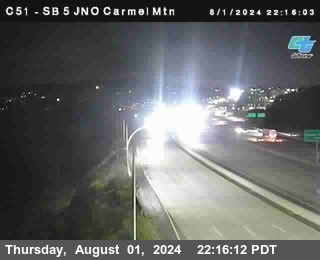 SB 5 at Carmel Mountain Rd.