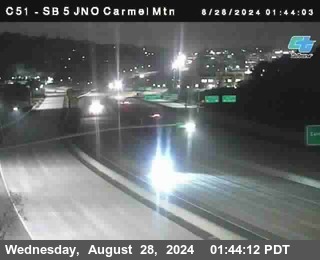 SB 5 at Carmel Mountain Rd.