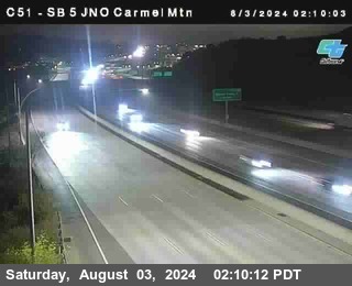 SB 5 at Carmel Mountain Rd.