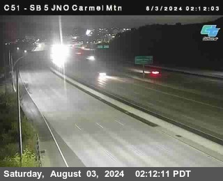 SB 5 at Carmel Mountain Rd.