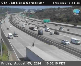 SB 5 at Carmel Mountain Rd.