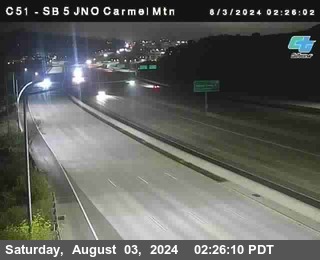 SB 5 at Carmel Mountain Rd.