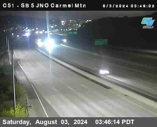 SB 5 at Carmel Mountain Rd.