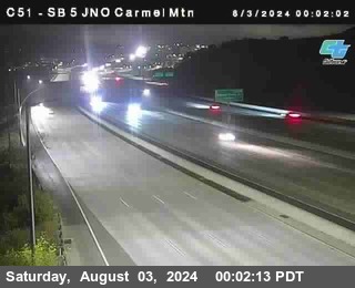 SB 5 at Carmel Mountain Rd.