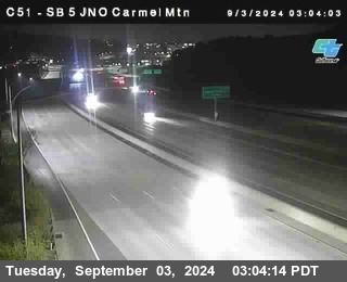 SB 5 at Carmel Mountain Rd.