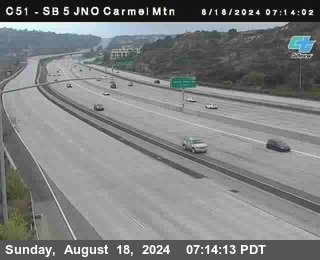 SB 5 at Carmel Mountain Rd.