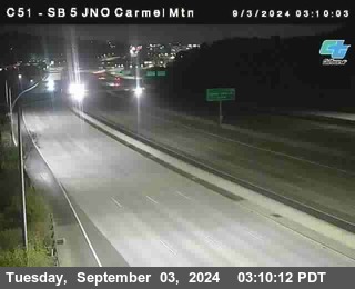 SB 5 at Carmel Mountain Rd.