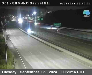 SB 5 at Carmel Mountain Rd.