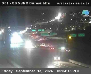 SB 5 at Carmel Mountain Rd.