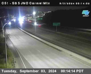 SB 5 at Carmel Mountain Rd.