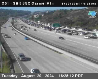 SB 5 at Carmel Mountain Rd.