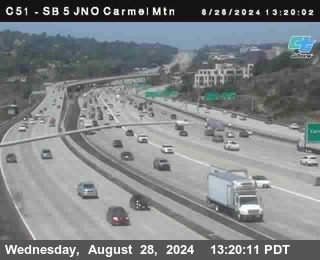 SB 5 at Carmel Mountain Rd.