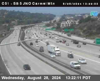 SB 5 at Carmel Mountain Rd.