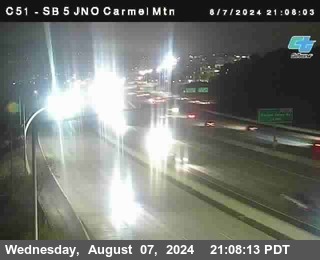 SB 5 at Carmel Mountain Rd.