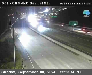 SB 5 at Carmel Mountain Rd.