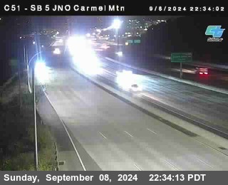 SB 5 at Carmel Mountain Rd.