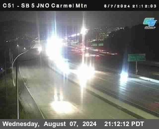 SB 5 at Carmel Mountain Rd.