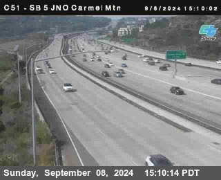 SB 5 at Carmel Mountain Rd.