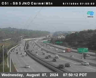 SB 5 at Carmel Mountain Rd.