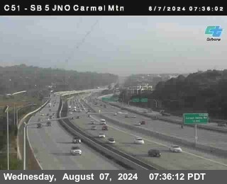 SB 5 at Carmel Mountain Rd.