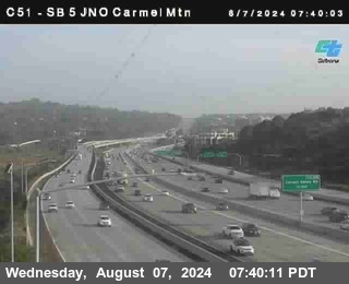 SB 5 at Carmel Mountain Rd.