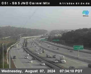 SB 5 at Carmel Mountain Rd.