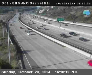 SB 5 at Carmel Mountain Rd.