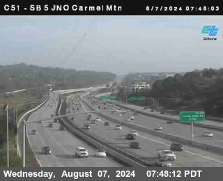 SB 5 at Carmel Mountain Rd.