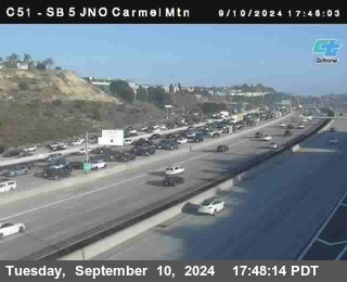 SB 5 at Carmel Mountain Rd.