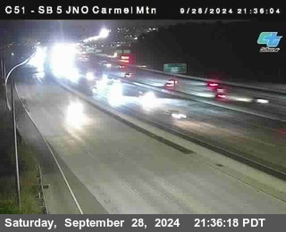 SB 5 at Carmel Mountain Rd.