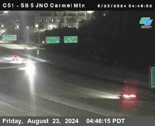 SB 5 at Carmel Mountain Rd.