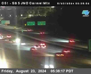 SB 5 at Carmel Mountain Rd.