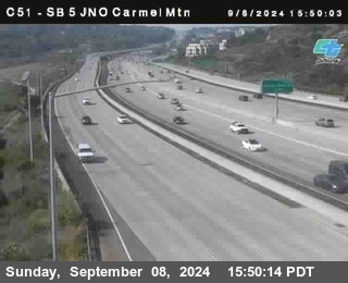 SB 5 at Carmel Mountain Rd.