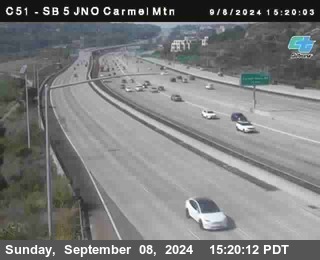 SB 5 at Carmel Mountain Rd.