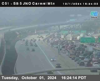 SB 5 at Carmel Mountain Rd.