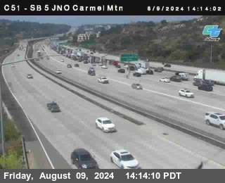 SB 5 at Carmel Mountain Rd.