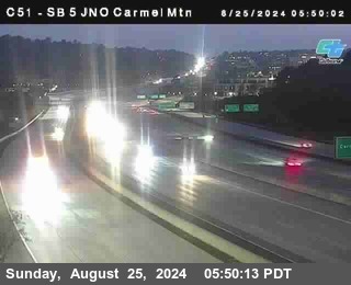 SB 5 at Carmel Mountain Rd.