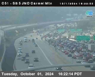 SB 5 at Carmel Mountain Rd.