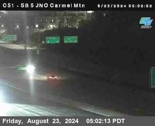 SB 5 at Carmel Mountain Rd.