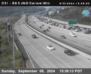 SB 5 at Carmel Mountain Rd.