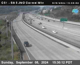 SB 5 at Carmel Mountain Rd.