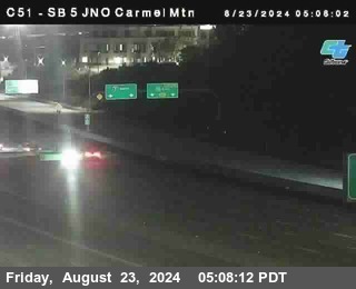 SB 5 at Carmel Mountain Rd.