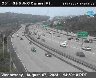 SB 5 at Carmel Mountain Rd.