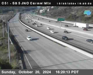 SB 5 at Carmel Mountain Rd.