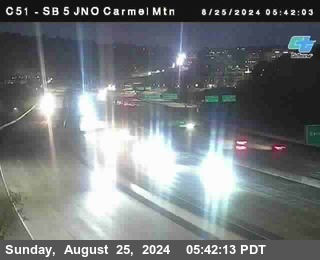 SB 5 at Carmel Mountain Rd.