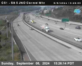 SB 5 at Carmel Mountain Rd.